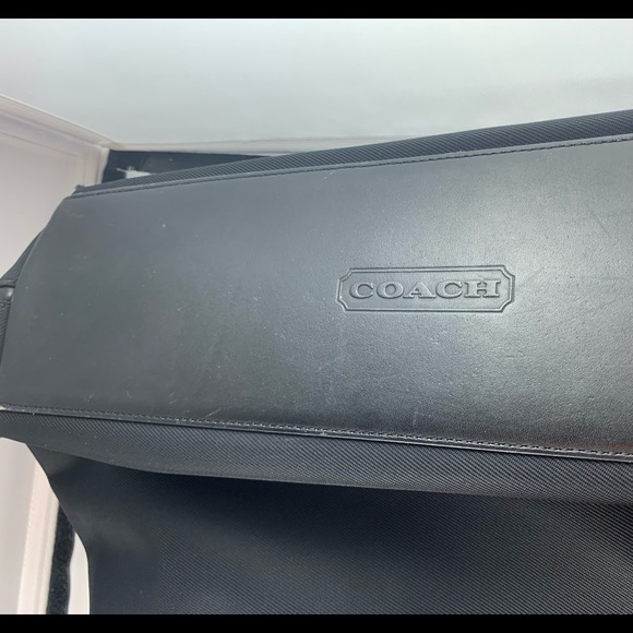 Authentic RARE Vintage COACH Nylon/Twill Black Handbag Satchel #7417 - Picture 2 of 9